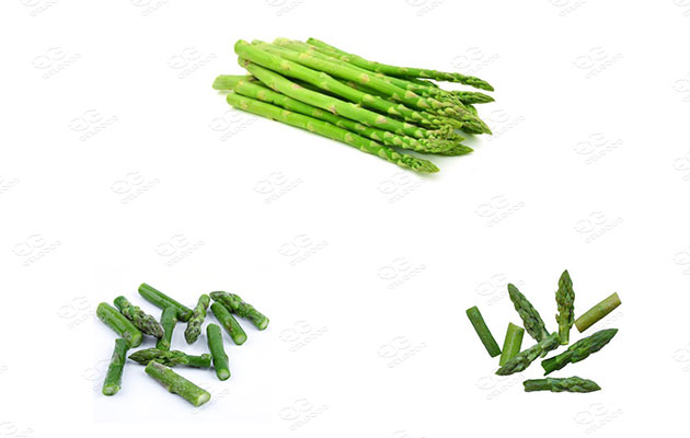 frozen asparagus making line