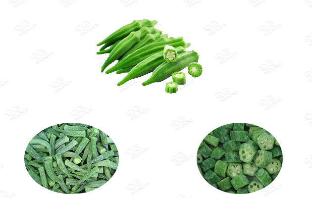 iqf freezer for frozen okra making