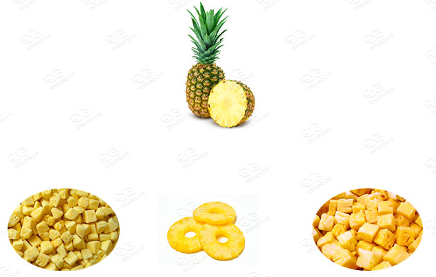 iqf frozen pineapple production line