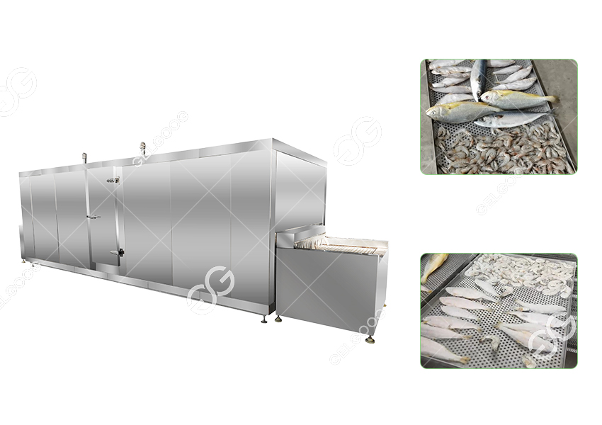 shrimp iqf freezer